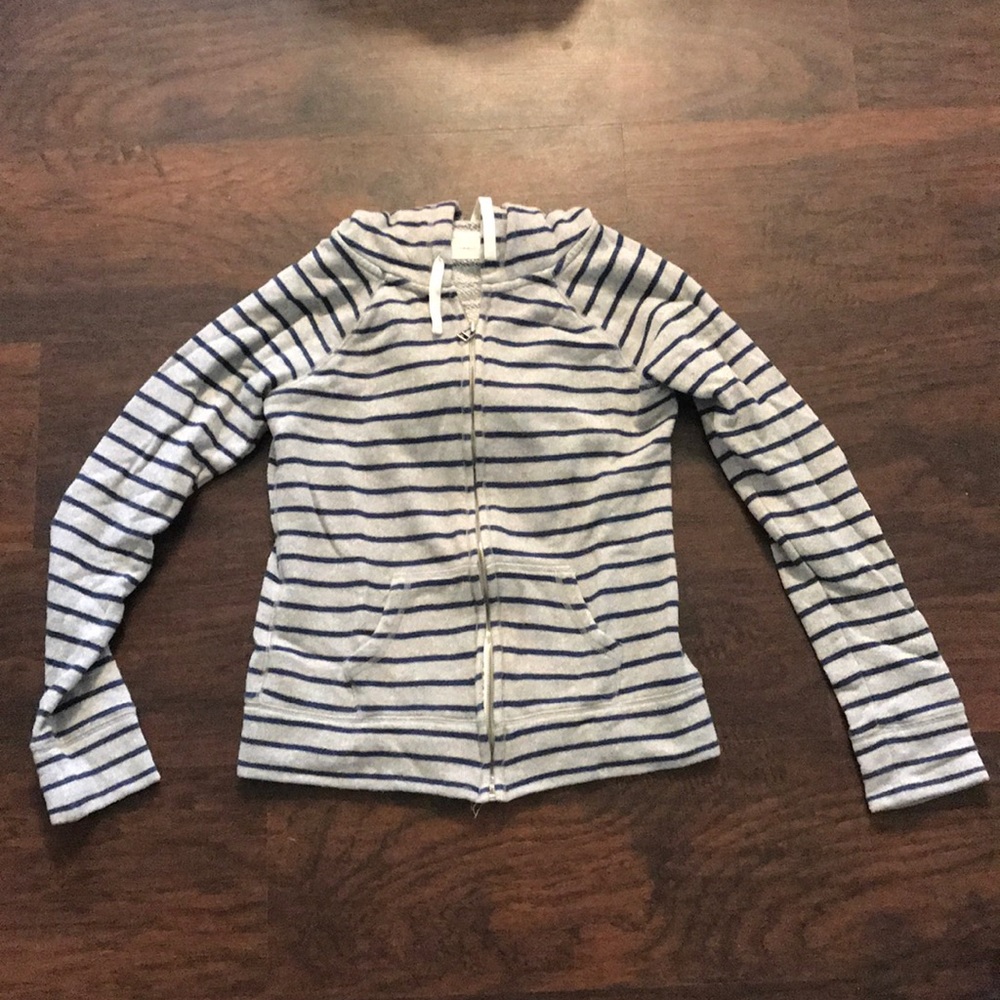 Grey Zip up Hoodie